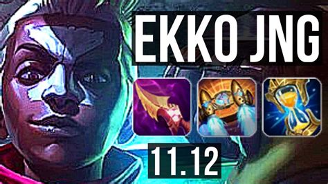 EKKO Vs KAYN JUNGLE 3 1M Mastery 7 Solo Kills Legendary 800