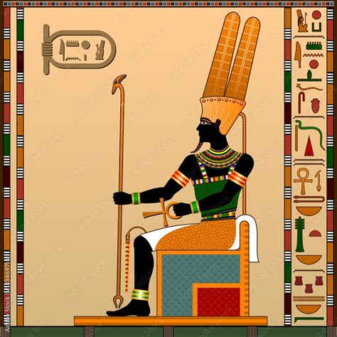 Religion Of Ancient Egypt Amun Is The God Of Heaven Air Ancient