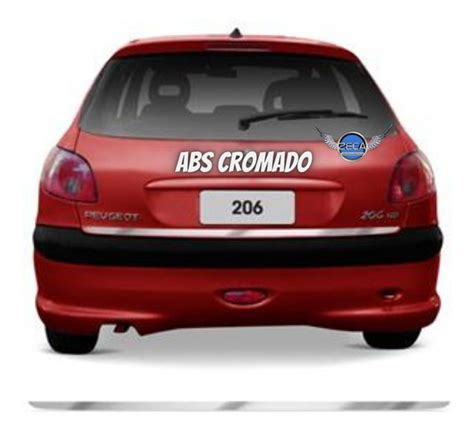 Friso Cromado Porta Malas Peugeot 207 MercadoLivre