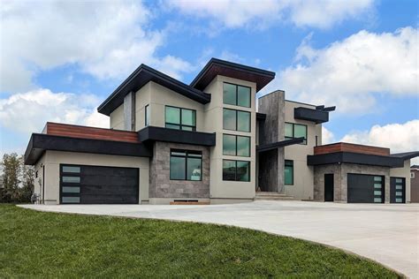 2 Story 4 Bedroom Modern Home With Den And Flex Room House Plan