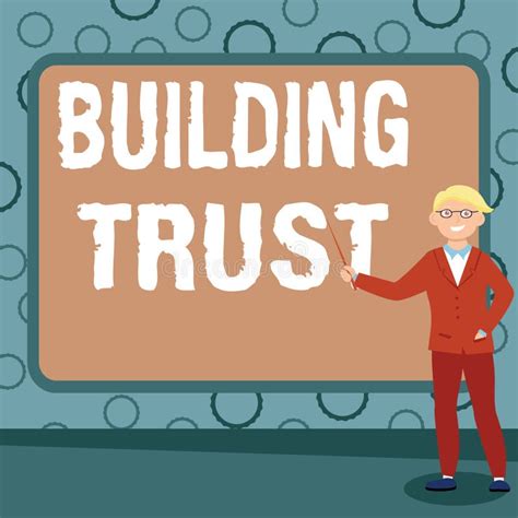 Conceptual Caption Building Trust Business Concept Activity Of