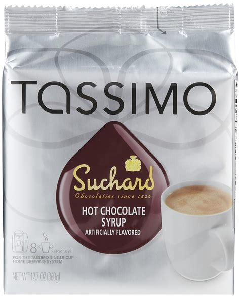 Amazon SUCHARD Hot Chocolate Syrup T Disks For Tassimo Hot