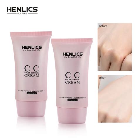 Henlics Spf Cc Crema Agua Base L Quida Blanqueadora Bronceador