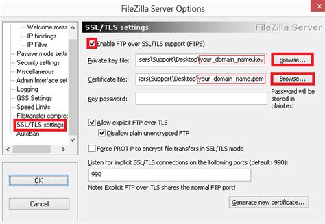 How To Install An Ssl Tls Certificate On A Filezilla Server The Ssl Store