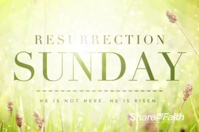 Sharefaith Media Resurrection Sunday He Is Risen Christian Flyer