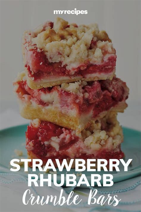 Strawberry Rhubarb Crumble Bars Recipe Artofit