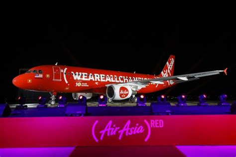 AirAsia paints the skies (RED), featuring 88rising, with a new logo jet ...