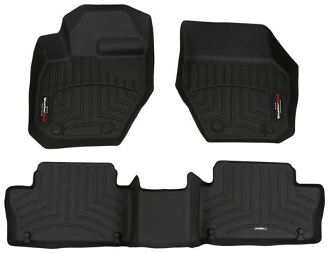 Weathertech Custom Auto Floor Liners Front And Rear Black Weathertech Floor Mats Wt44234 1 2