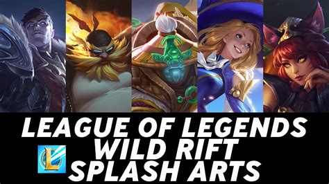 League Of Legends Wild Rift Vs League Of Legends Splash Art Comparison