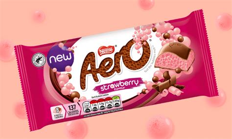 A Perfect Pairing New Aero Strawberry Flavour Sharing Bar Nestl Uk