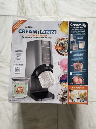 Ninja CREAMi Breeze 7 In 1 Ice Cream Maker NC201 Tiktok New In Box