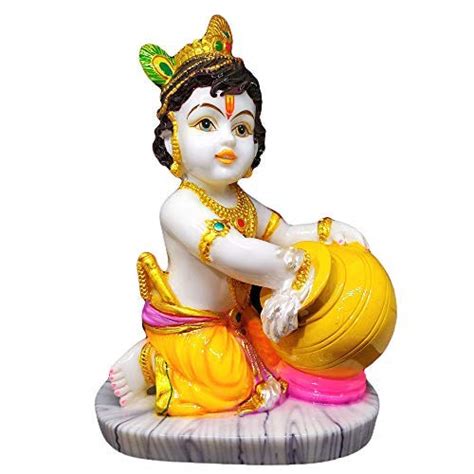 Buy S A Gifts Sai Amrut Lord Krishna Makhan Chor Idol Decorative Statue