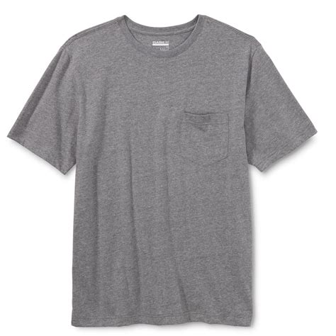 Basic Editions Mens Classic Fit Pocket T Shirt