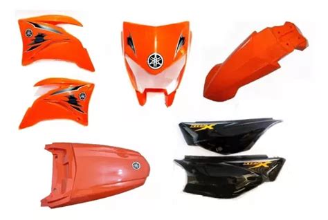 Kit Carenagem Xtz 250 Lander X 2009 Laranja Parcelamento Sem Juros