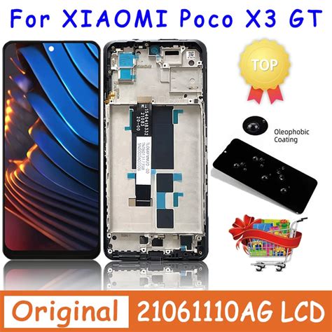 Original For Xiaomi Poco X Gt Display Lcd Touch Screen Digitizer For