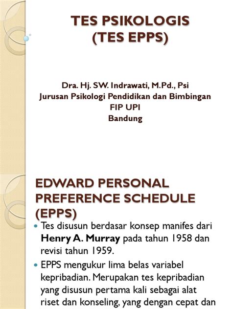 Tes Epps Pdf