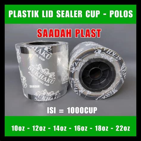 Jual Plastik Lid Cup Sealer Tutup Gelas Plastik Cup Sealer Polos