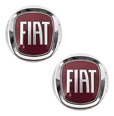 Kit Emblema Logo Fiat Grade Mala Siena Uno Vivence Linea