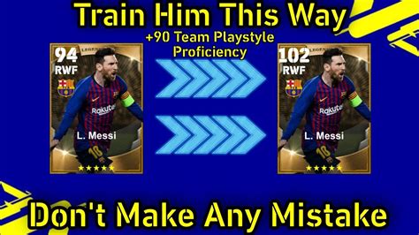 How To Train Ambassador Messi In Efootball 2023 Upgrade 102 Rated