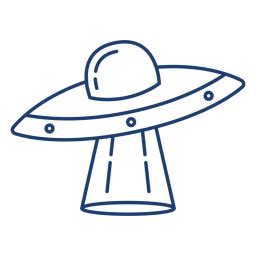 Diseño PNG Y SVG De Golpe De Nave Espacial Ovni Para Camisetas