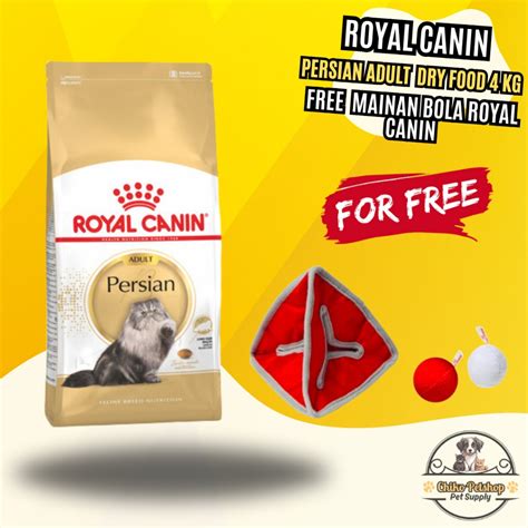 Jual Free Mainan Bola Catnip Royal Canin Persian Adult Dry Food Cat