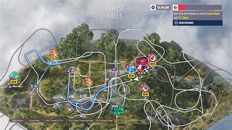 Forza Horizon How To Get To Forest Falls In Hot Wheels Park Dlc