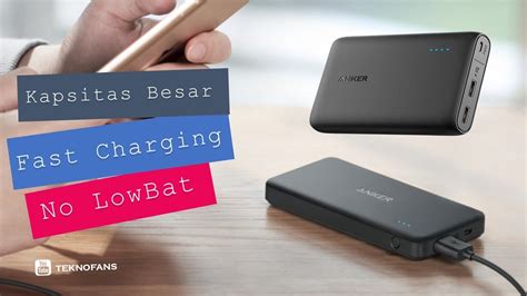 5 REKOMENDASI POWERBANK FAST CHARGING KAPASITAS JUMBO MURAH TERBAIK