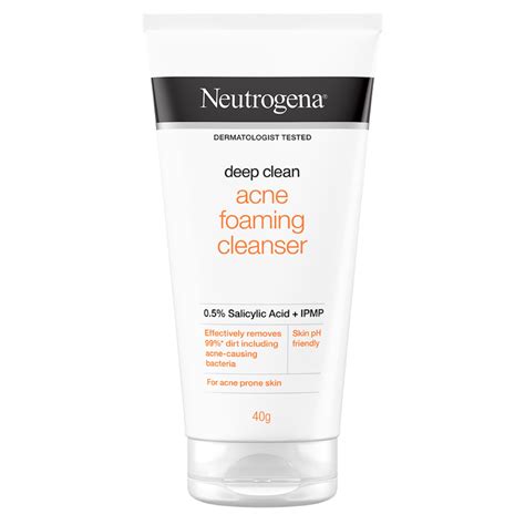 Neutrogena Neutrogena Deep Clean Acne Foaming Cleanser 40g Facial