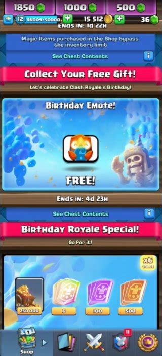 Clash Royale Celebrates 6 Year Anniversary With Reward Handouts Pocket Gamer