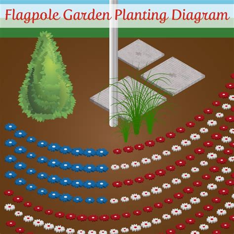 Plant A Patriotic Flagpole Garden