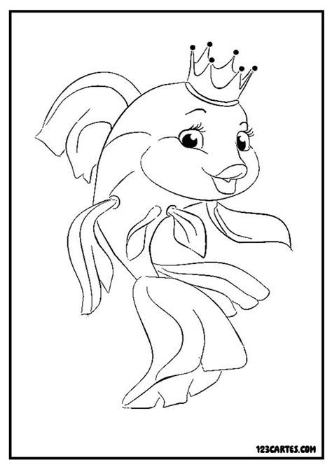 Coloriage Poisson Imprimez Et Coloriez Cartes