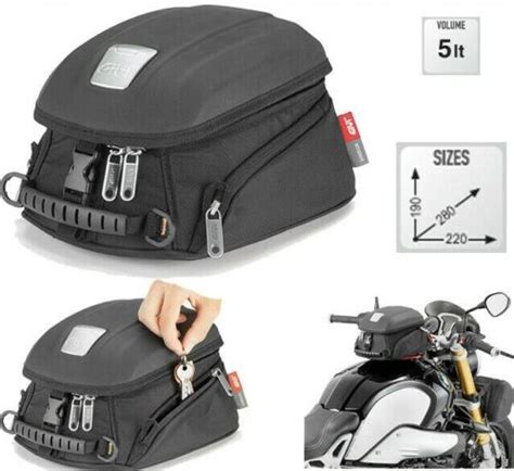 Tank Bag Moto Guzzi V Tt Givi Mt Tanklock Bf Ebay