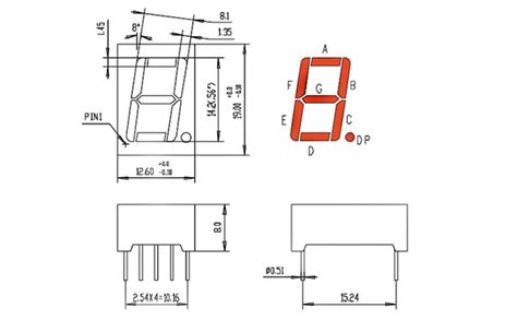 Amazon Oiyagai 10 Pcs Common Cathode 10 Pin 1 Bit 7 Segment 0 56