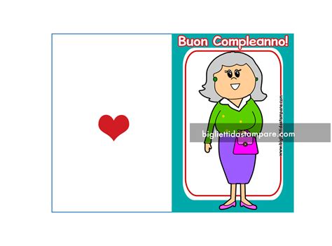 Auguri Di Compleanno Per La Nonna Biglietti Da Stampare