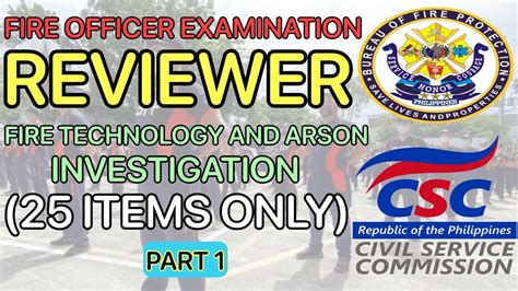 FOE REVIEWER 2022 FIRE TECHNOLOGY AND ARSON INVESTIGATION ROGEN