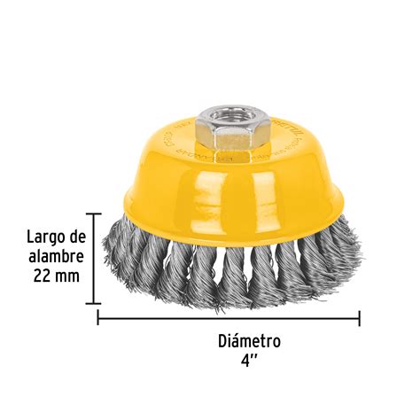 Ficha Tecnica Carda Copa Alambre Trenzado Fino Eje Pretul