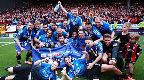 Champions 🏆 Afc Bournemouth Celebrate Winning The Sky Bet