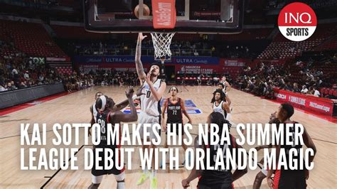 Kai Sotto Makes His NBA Summer League Debut With Orlando Magic YouTube