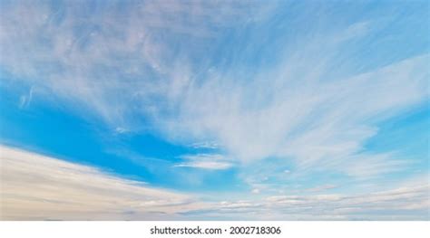 Sky Background During Sunrise Clear Clouds Stock Photo 2002718306 ...