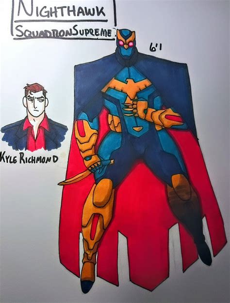 Nighthawk (Squadron Supreme) Redesign by Oni18064 on DeviantArt