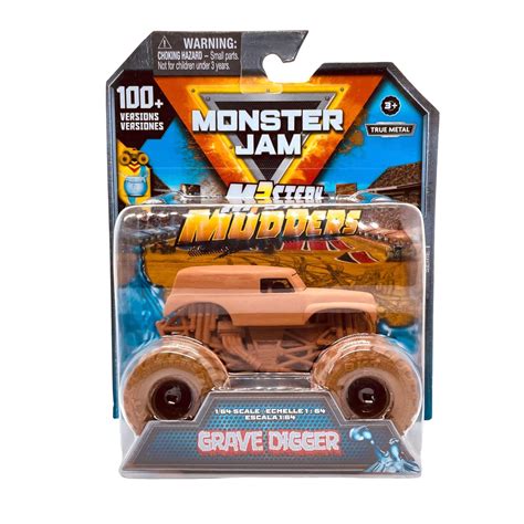 Monster Jam Mystery Mudders Series 1 Grave Digger 1 64 Scale Walmart