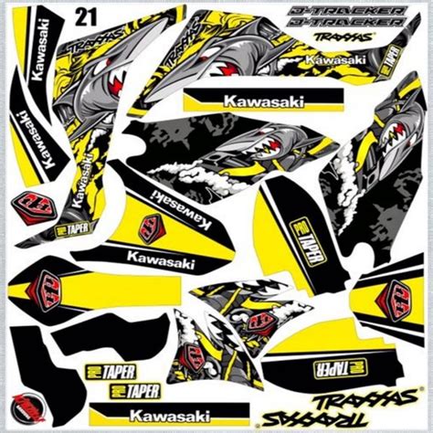 Jual Decal Sticker Striping Fullbody Variasi KLX DTRACKER 150 2016 2020