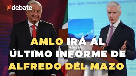 Amlo Irá Al último Informe De Alfredo Del Mazo En Edomex Ha Sido Muy