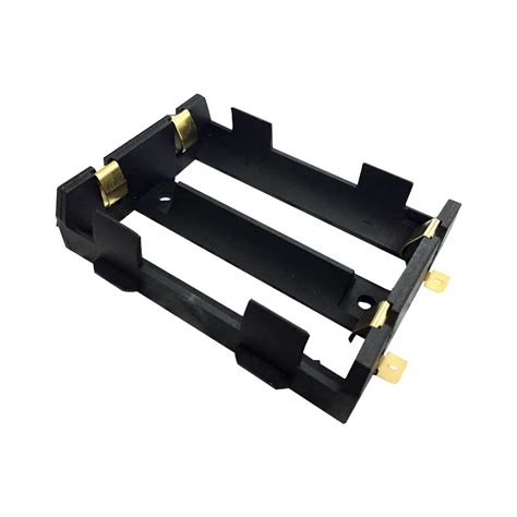 Pcs Battery Holder Smd Smt For Black With Bronze Pins