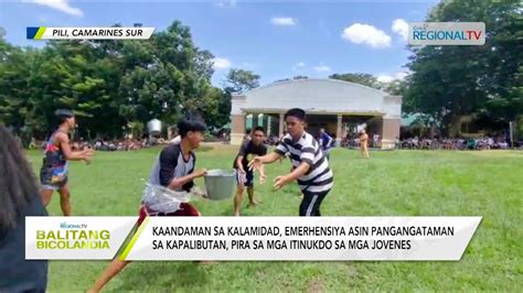 Balitang Bicolandia Nasa 600 Na Jovenes Nagtiripon Sa Ginibong Youth