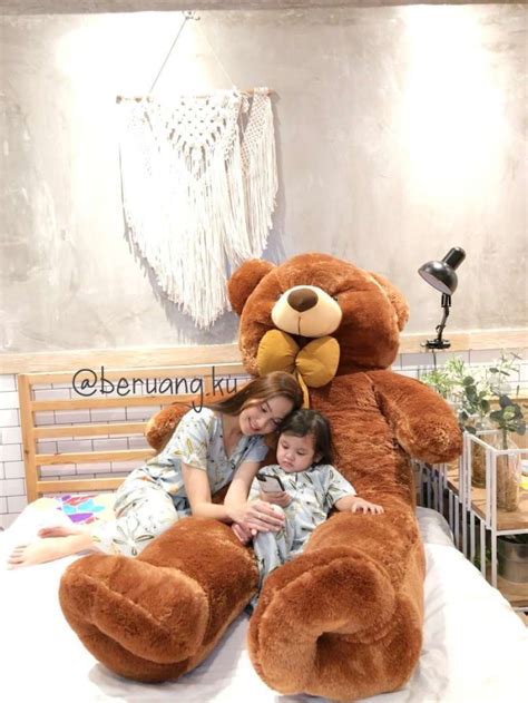 Promo Teddy Bear Jumbo Meter Boneka Beruang Super Jumbo Diskon