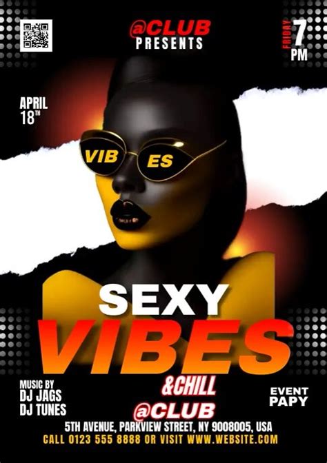 Sexy Vibes Night Party Template Postermywall