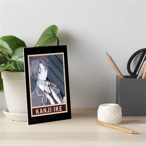 Classroom Of The Elite Kanji Ike Art Board Print For Sale By Teetrands Redbubble