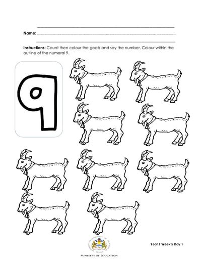 Nursery Numeracy Worksheets