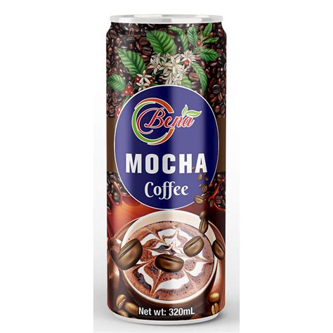 High quality mocha coffee drink in 320ml - BENA Beverage